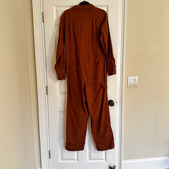 Long SleeveTerracotta Jumpsuit in size Medium - Picture 7 of 15